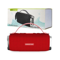 HOPESTAR PORTABLE BLUETOOTH SPEAKER H36 TWS/HANDS-FREE/TF/AUX WITH MICROPHONE RED HOPESTAR PORTABLE BLUETOOTH SPEAKER H36 TWS/HANDS-FREE/TF/AUX WITH MICROPHONE RED